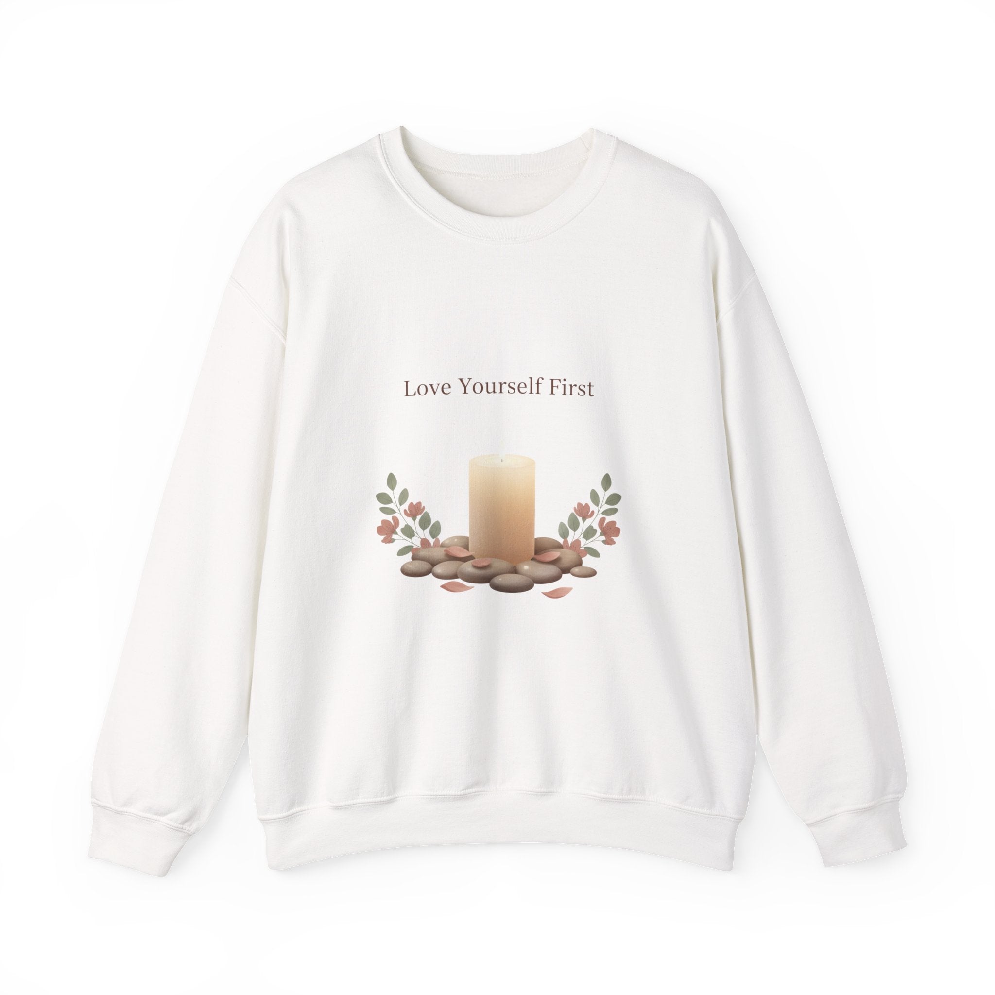 Love Yourself First Sweatshirt | Self Care Valentine, Cozy Mindful Apparel