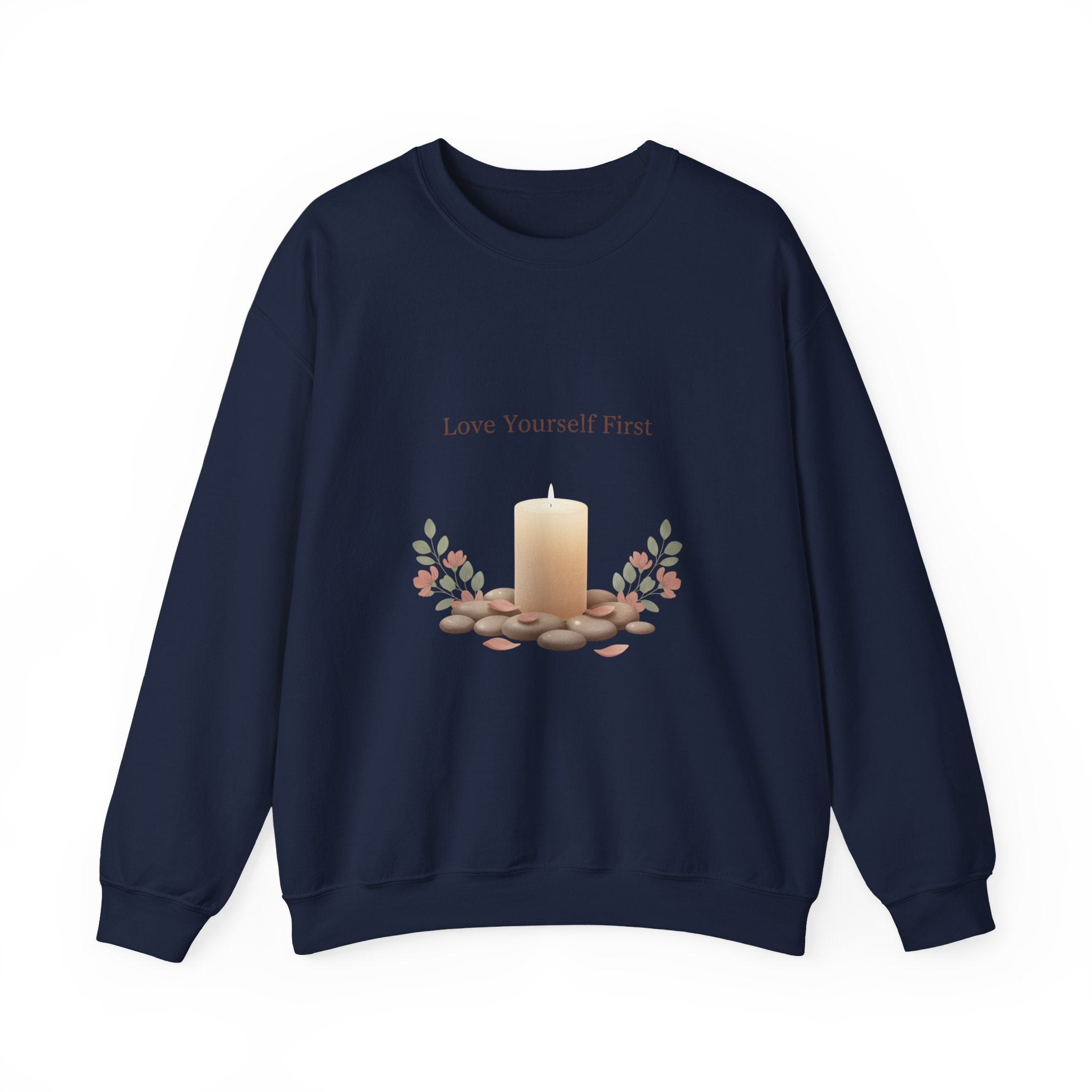 Love Yourself First Sweatshirt | Self Care Valentine, Cozy Mindful Apparel