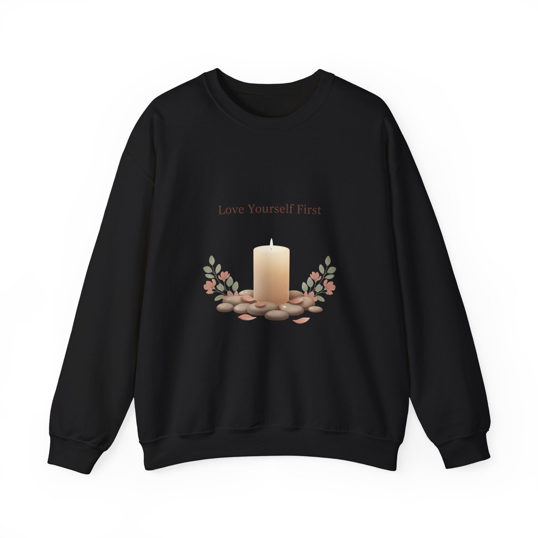Love Yourself First Sweatshirt | Self Care Valentine, Cozy Mindful Apparel